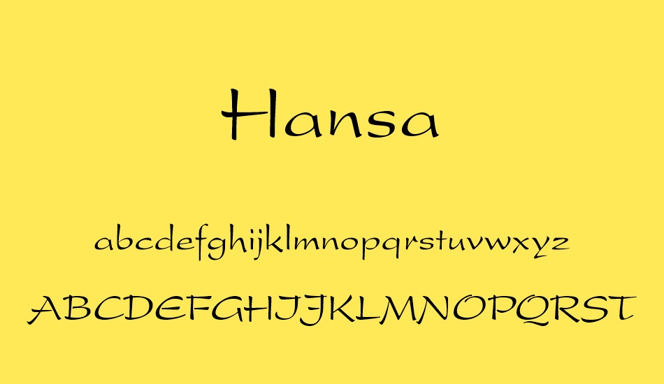 hansa font