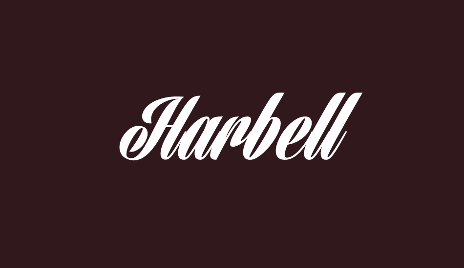 harbell-personal-use-only font big