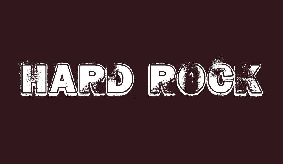 hard-rock font big