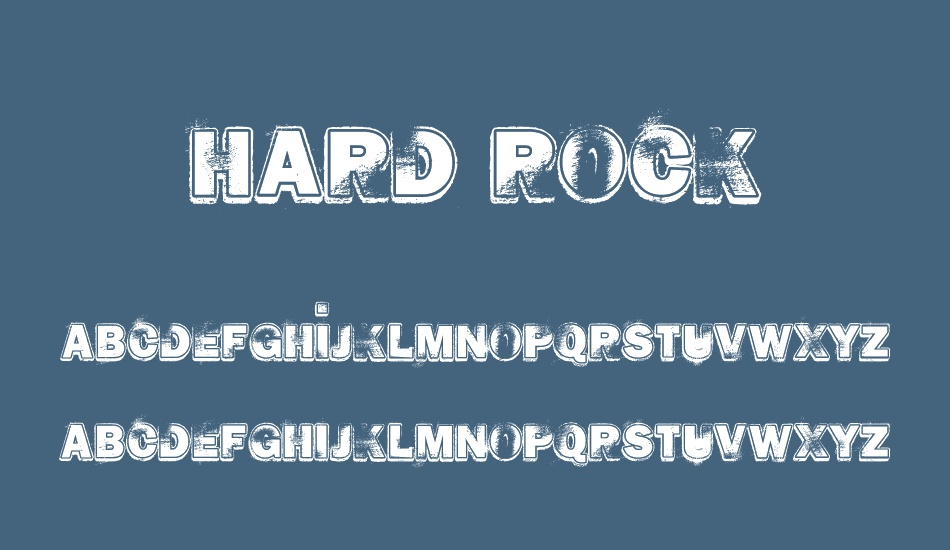 hard-rock font