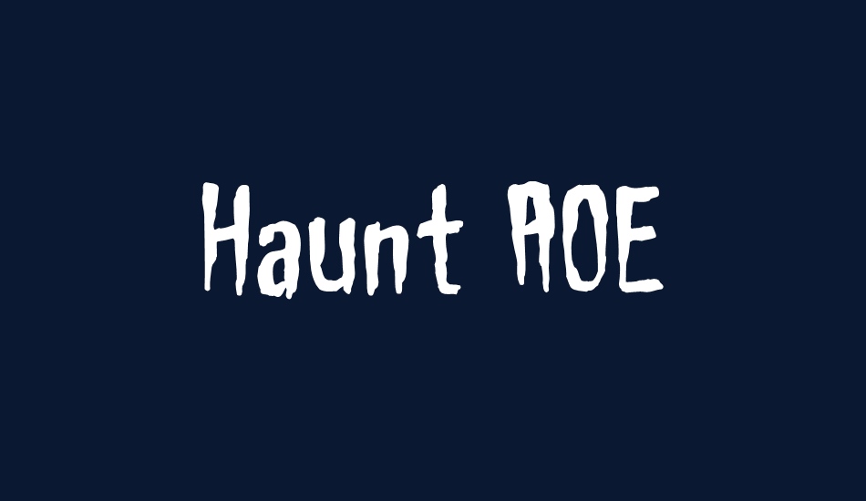 haunt-aoe font big