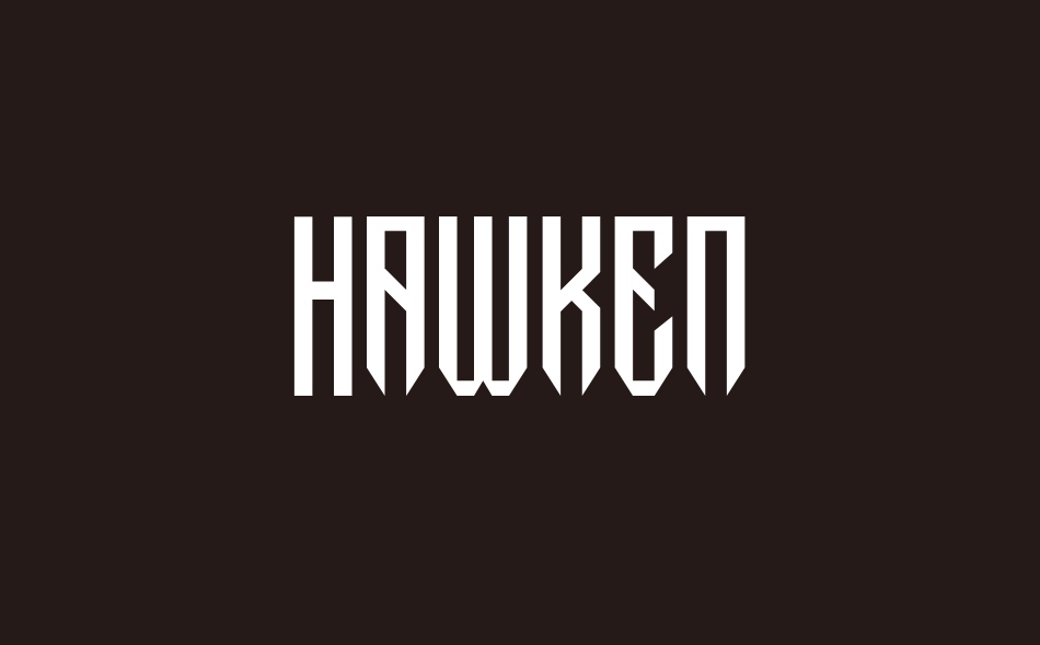 Hawken font big