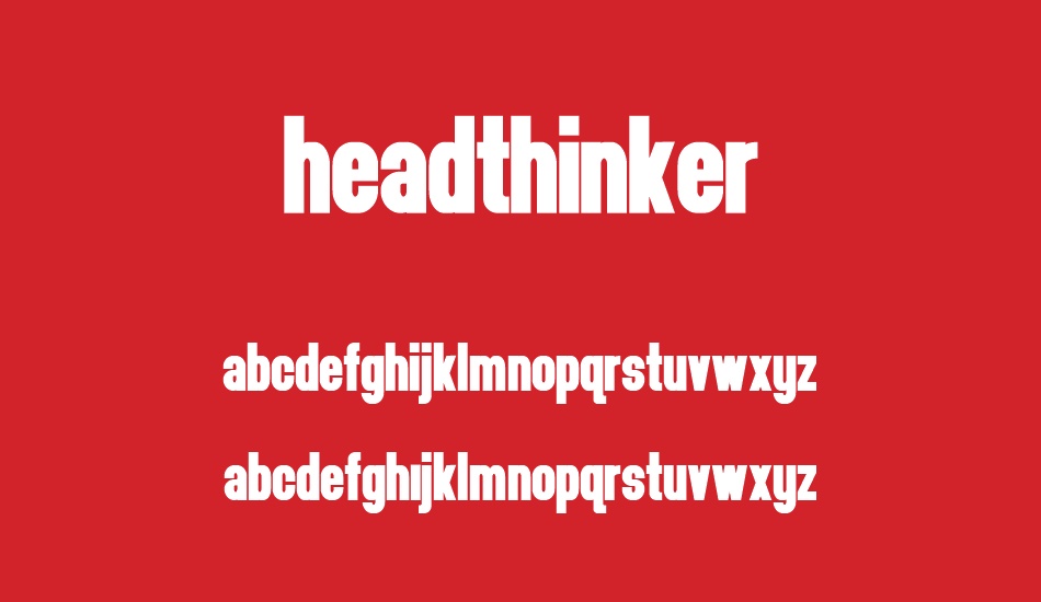 headthinker font