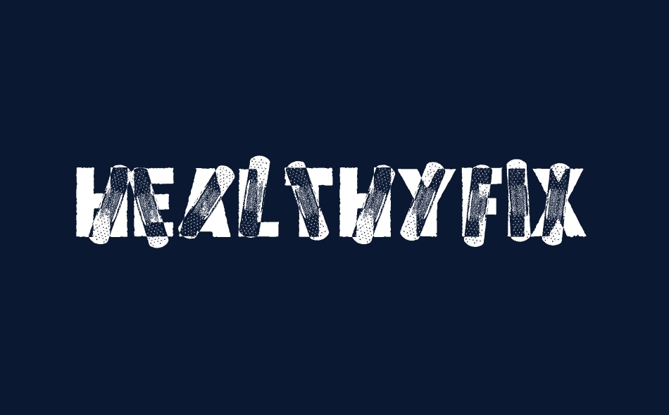 Healthyfix font big