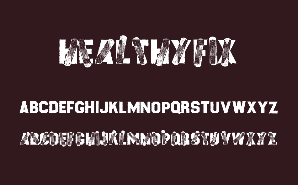 Healthyfix font