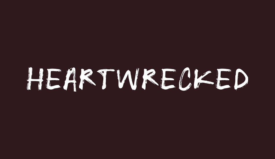 heartwrecked font big