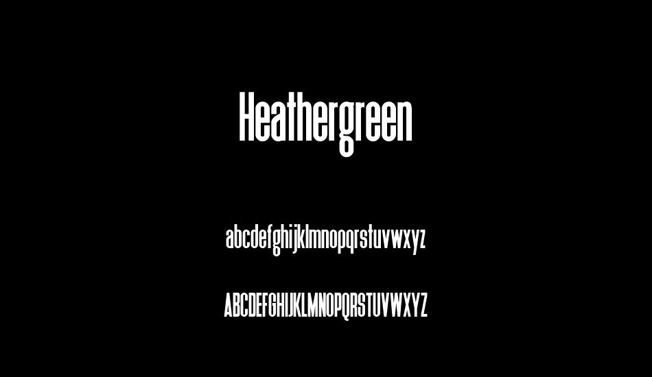 heathergreen font