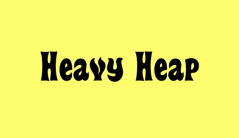 heavy-heap font big