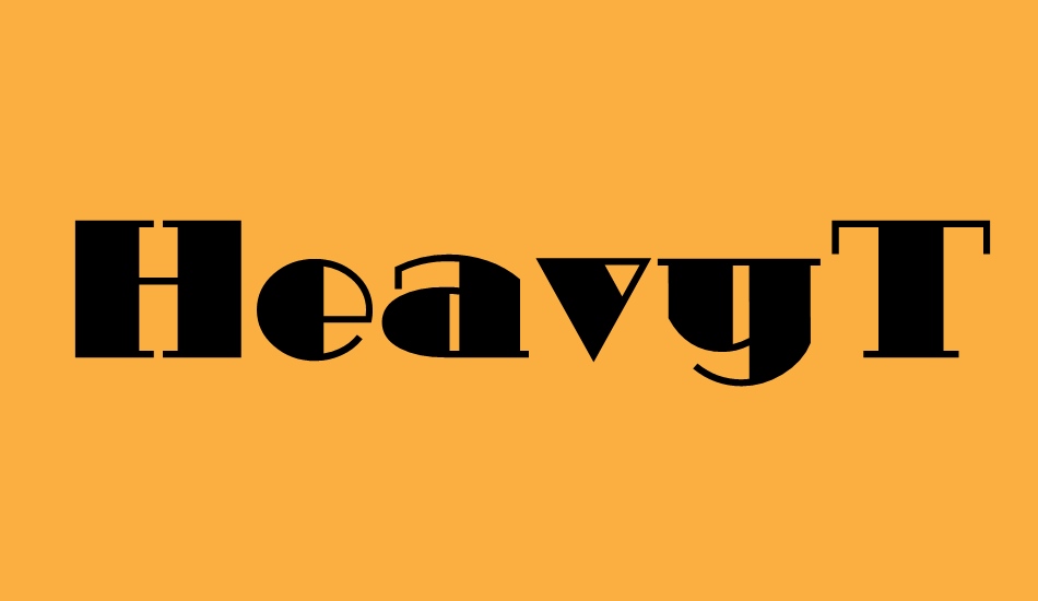 heavytripp font big