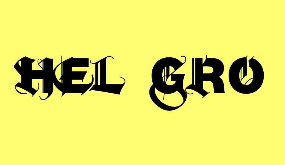 hel-grotesk-gothiq font big