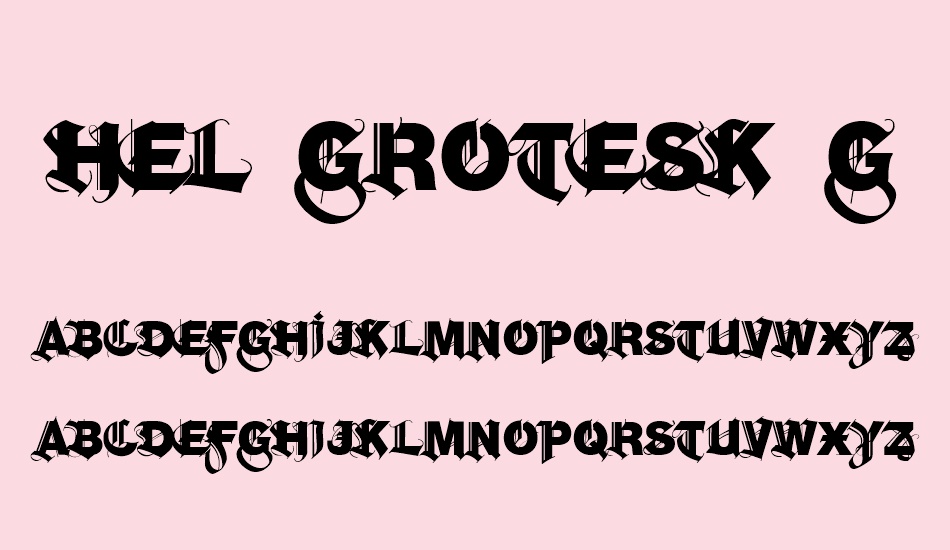 hel-grotesk-gothiq font