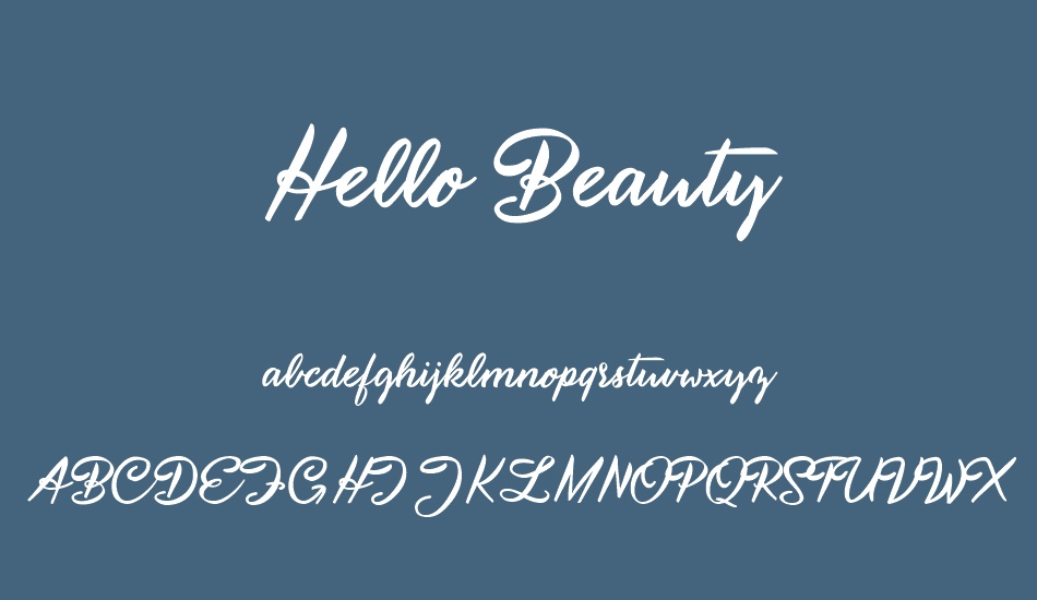 hello-beauty-personal-use font