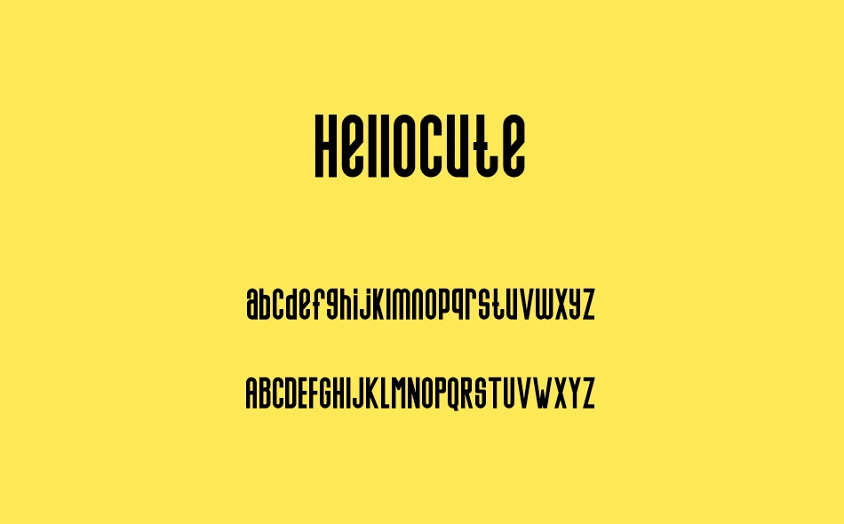 Hellocute font