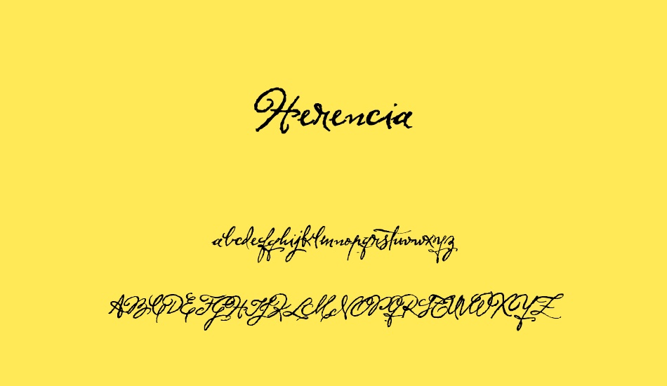 herencia font