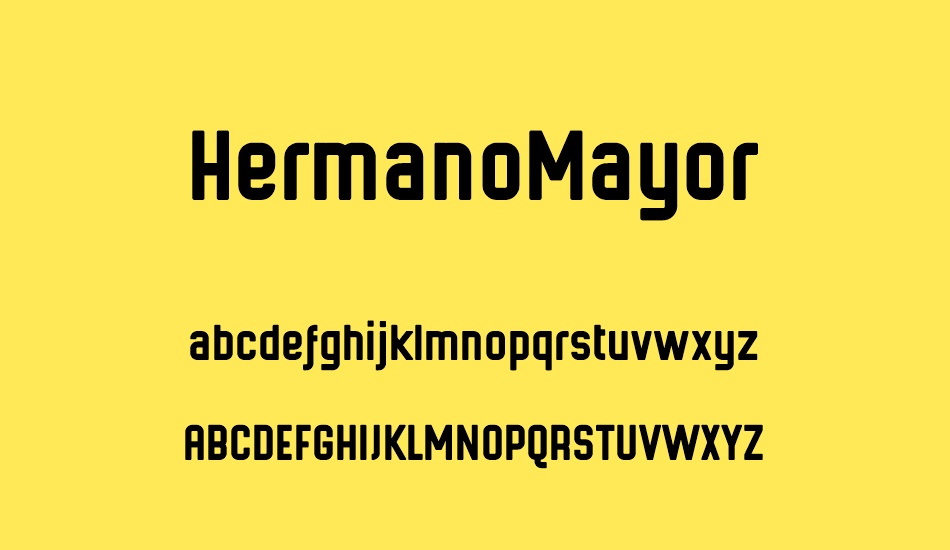 hermanomayor font