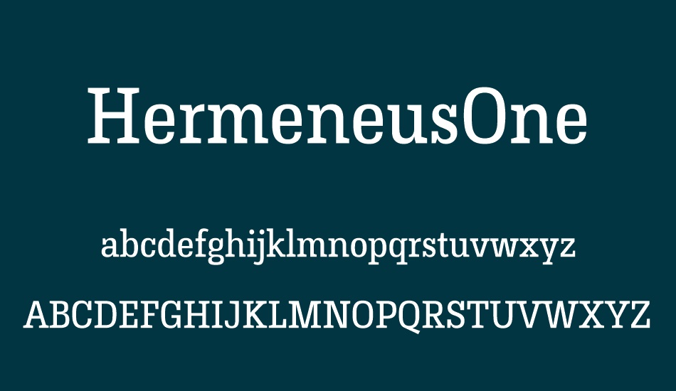 hermeneusone font