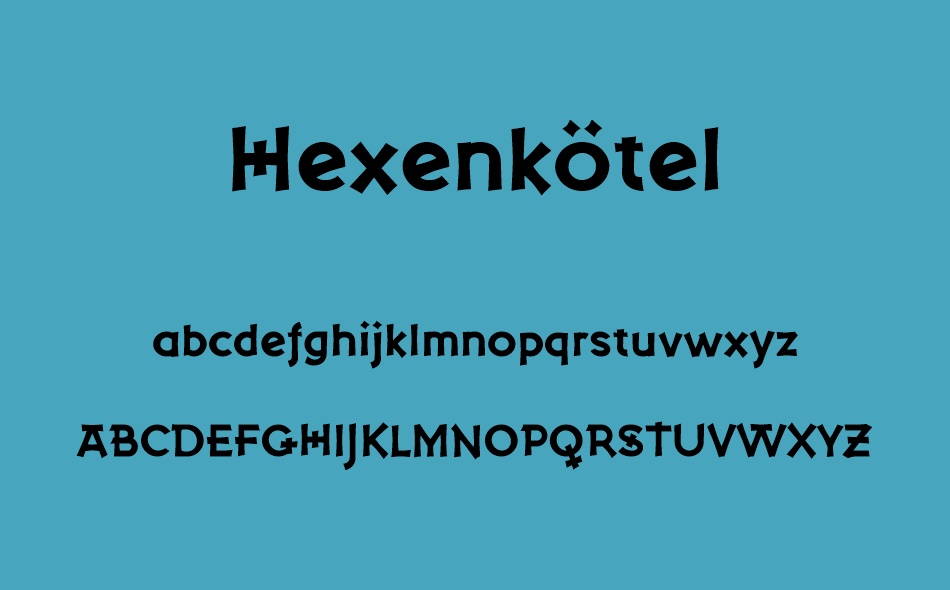Hexenk?tel font