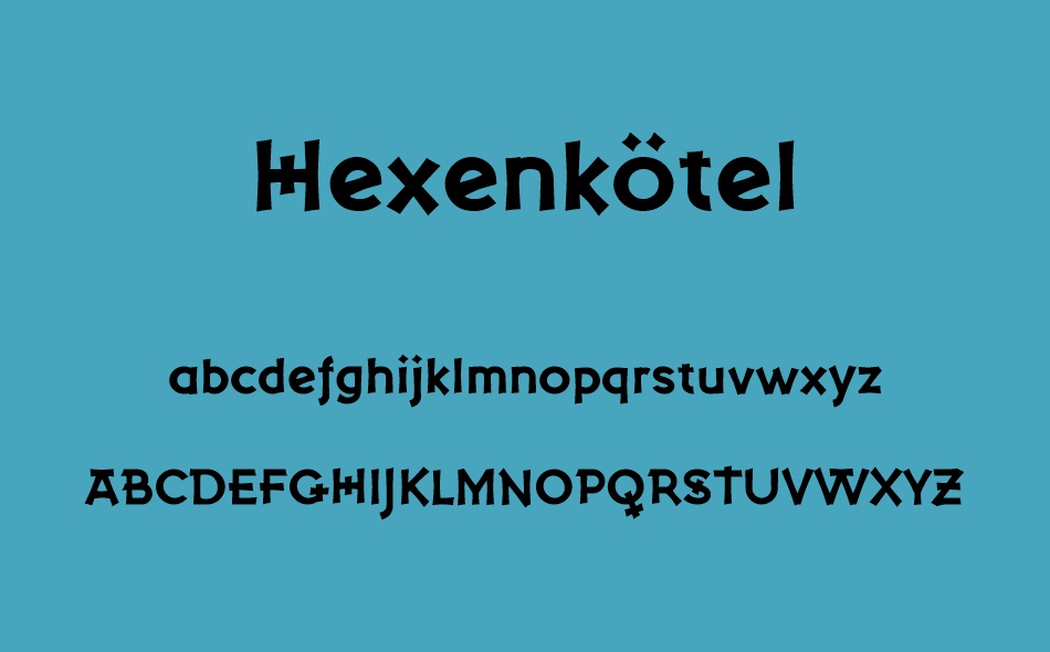 Hexenk?tel font