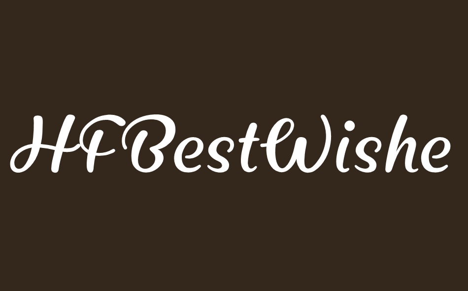 HF Best Wishes font big