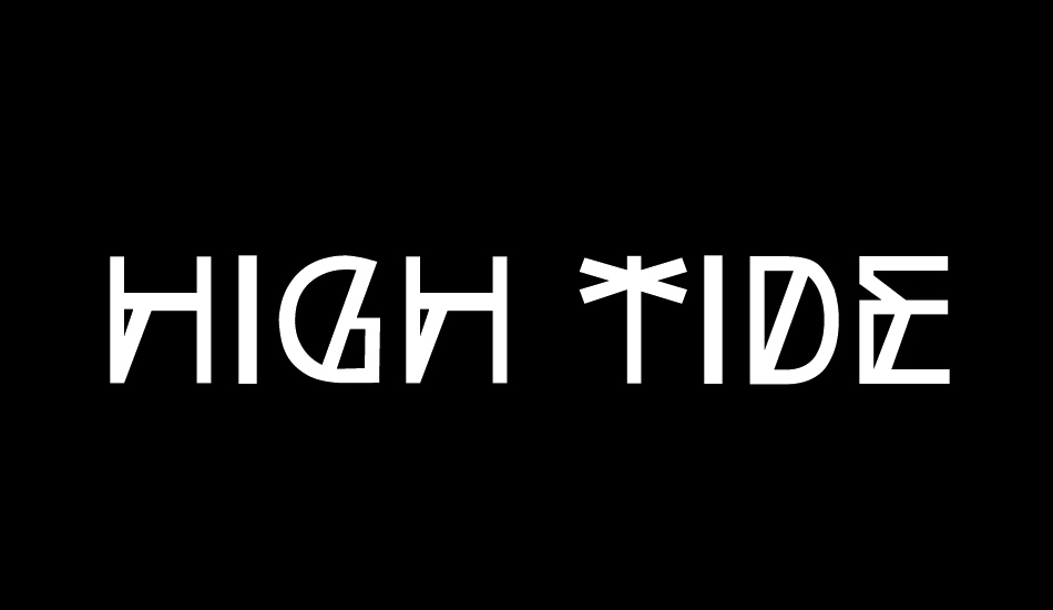 high-tide font big