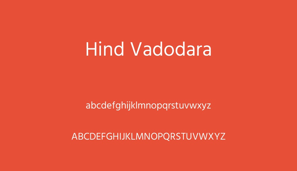 hind-vadodara font