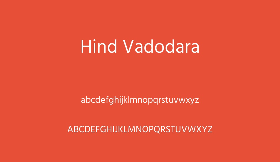 hind-vadodara font
