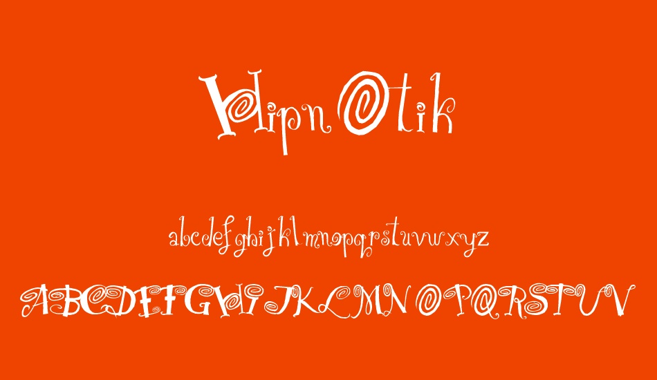 hipnotik font