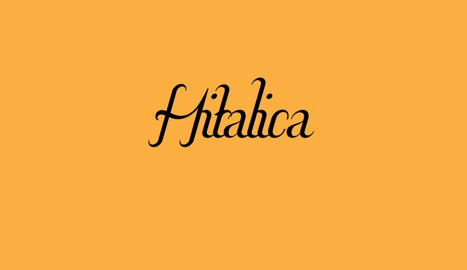 hitalica- font big