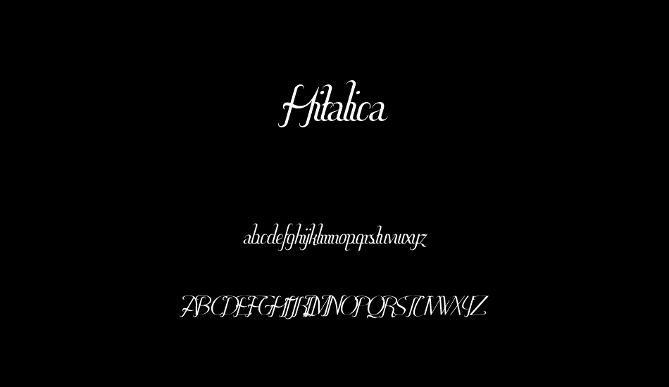 hitalica- font