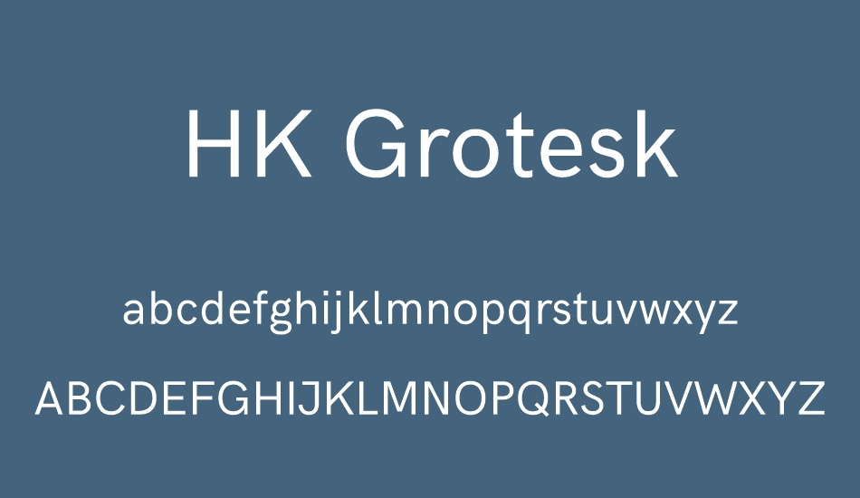 hk-grotesk font