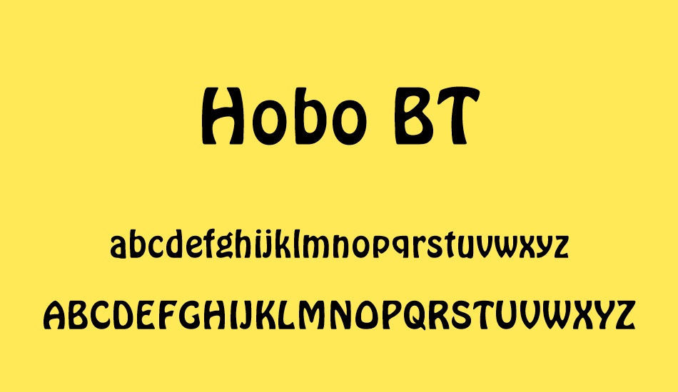 hobo-bt font