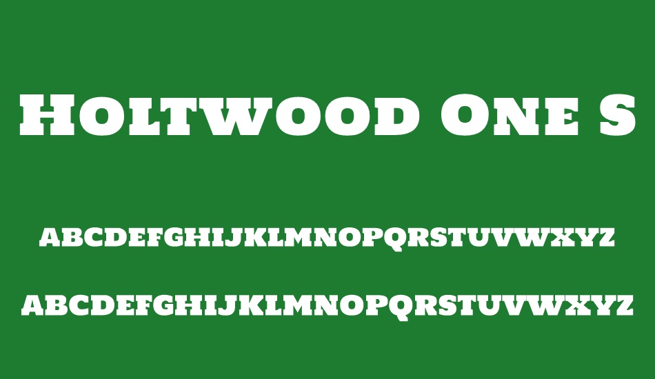 holtwood-one-sc font
