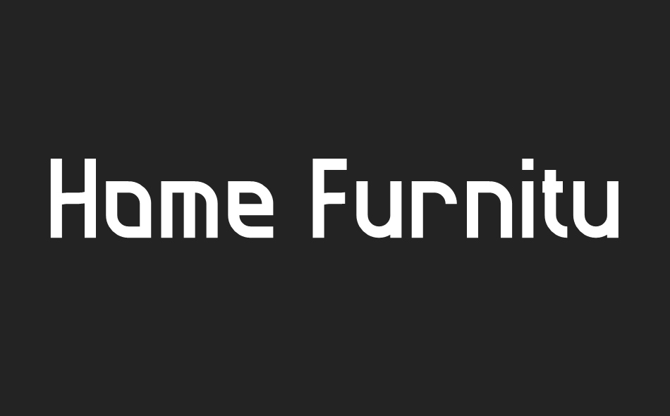 Home Furniture font big