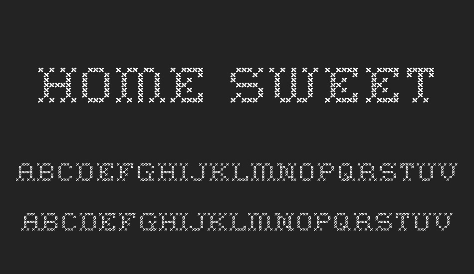 home-sweet-home font