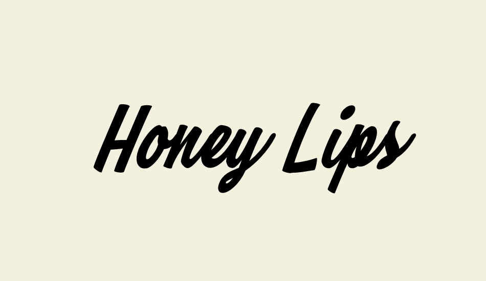 honey-lips-personal-use font big