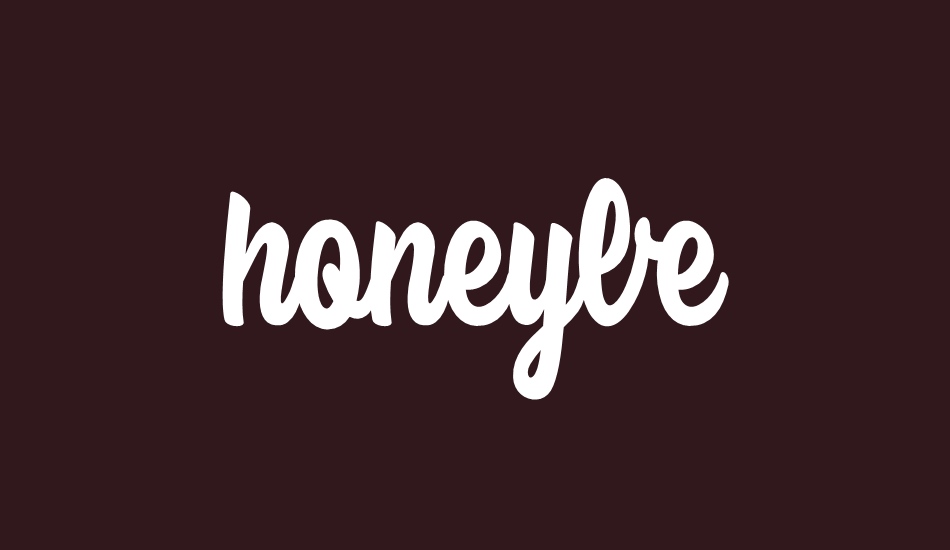honeybe font big