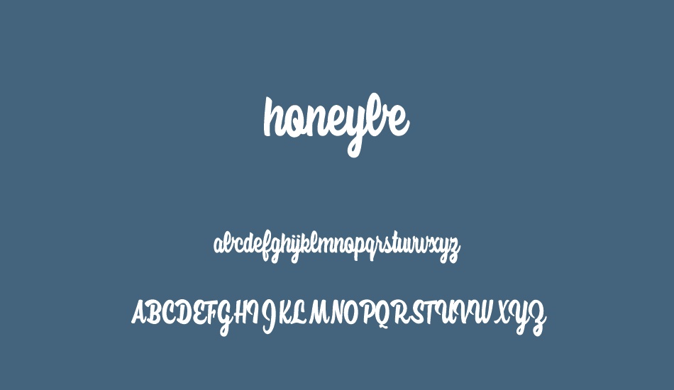 honeybe font