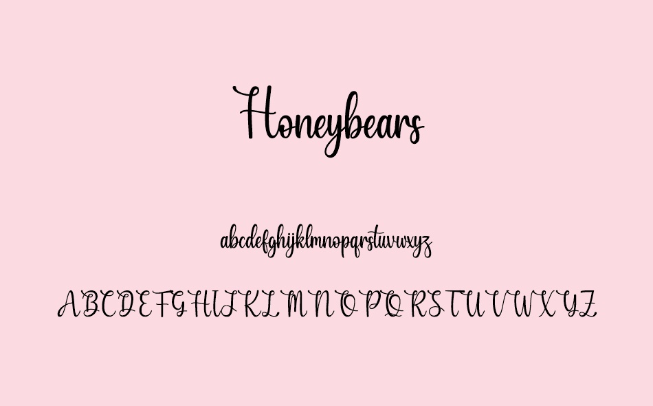 Honeybears font