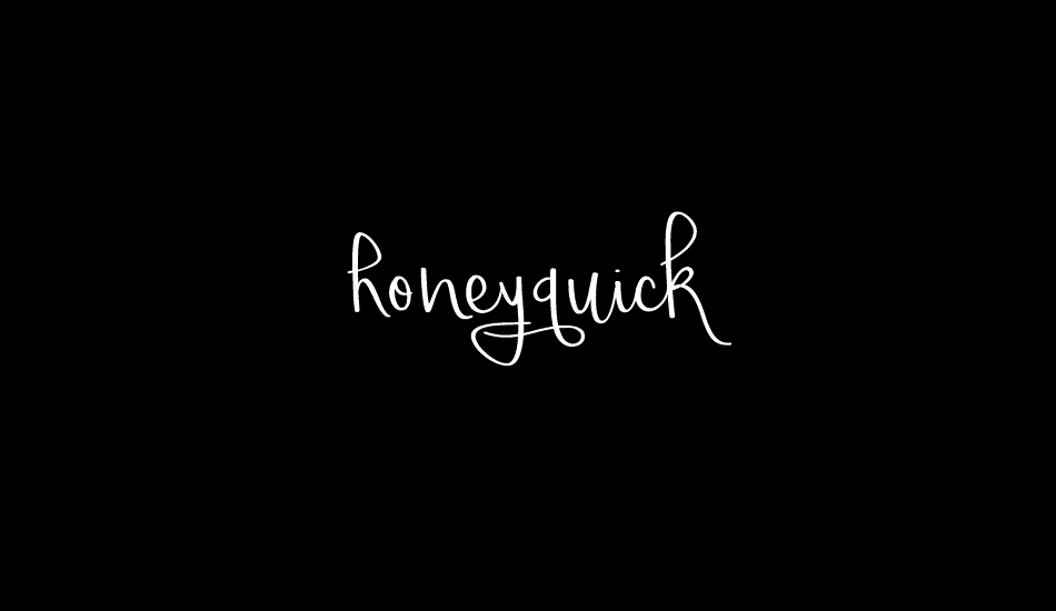 honeyquick font big