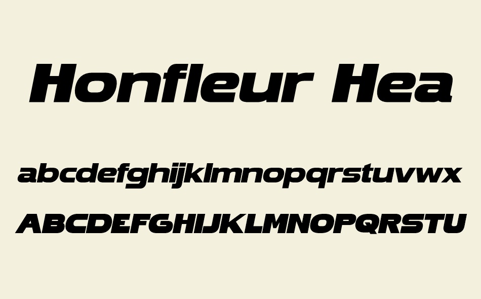 Honfleur font