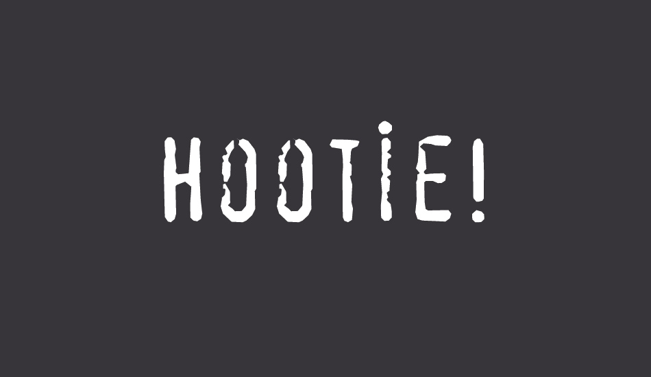 hootie font big