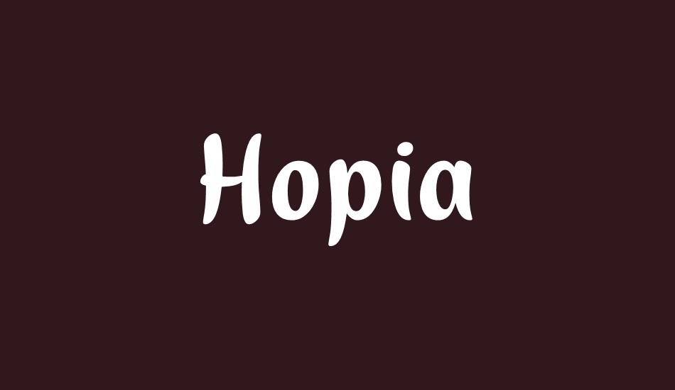 hopia font big