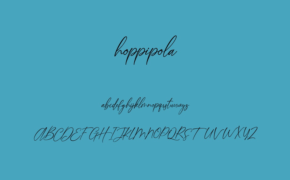 Hoppipola font