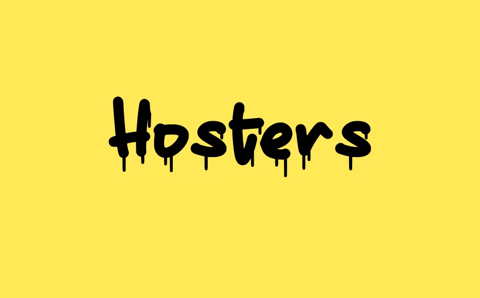 Hosters font big