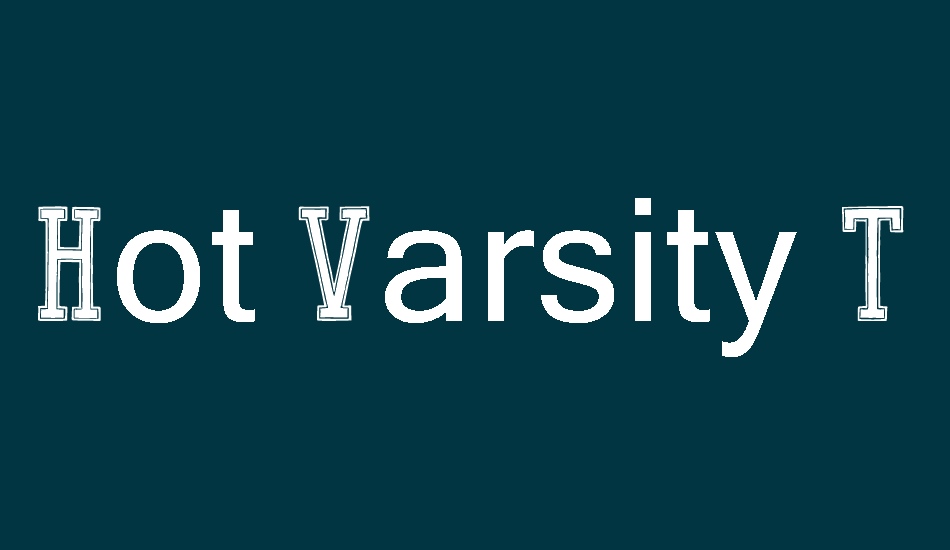 hot-varsity-team-demo font big