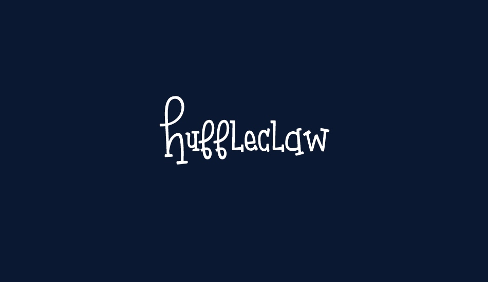 huffleclaw font big