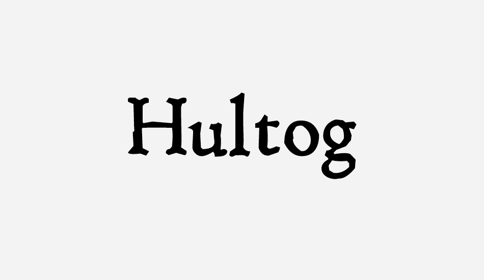 hultog font big