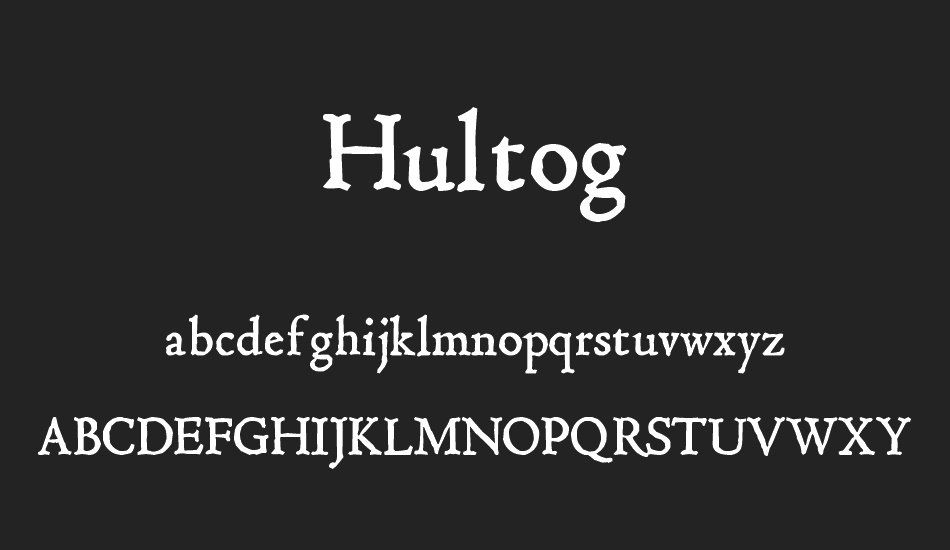 hultog font