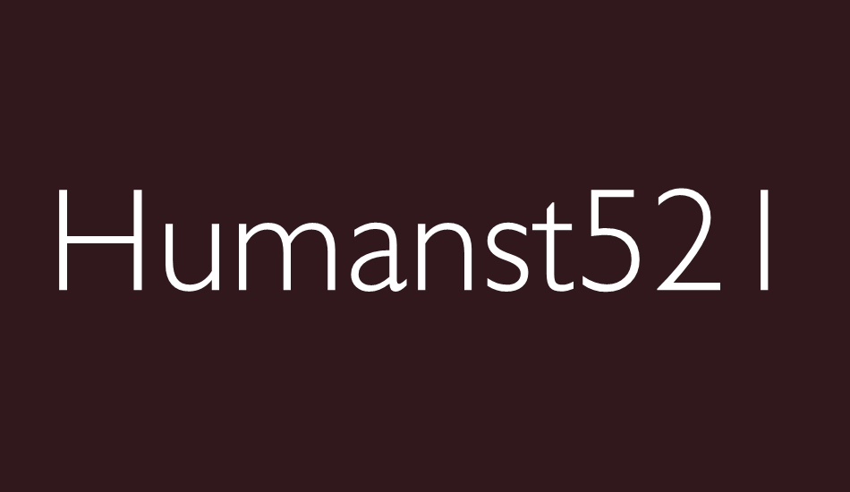 humanst521-lt-bt font big