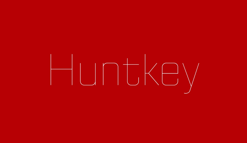 huntkey font big